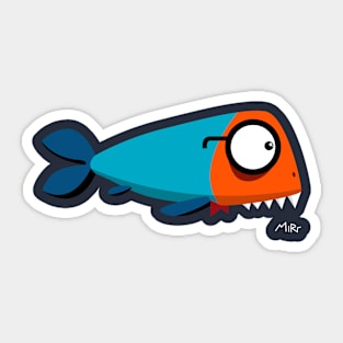 Nerd Fish Sticker